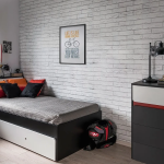 Loft Brick PVC Bathroom Cladding - 8mm - 250mm x 2650mm