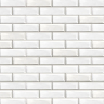 White Brick PVC Bathroom Cladding - 8mm - 250mm x 2650mm