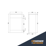 Value White Gloss WC Unit
