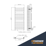 Atlantic Anthracite Designer Towel Radiator