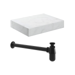 Natural Wall Hung Basin Shelf