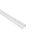 10.5mm End Profile - White - Plastic