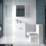 Value Square White Gloss WC Unit