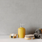 Vilo SPC Light Grey Concrete Effect Bathroom Cladding - 2.34sqm - 300mm x 600mm