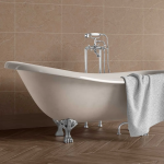 Poole Tile Effect Bathroom Wall Cladding - 8mm - 500mm x 2700mm