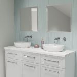 Light Blue Abstract Bathroom Wall Panel - 300mm x 2700mm