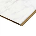 Hardex V Groove Marble White Wall Panel - 9mm - 600mm x 2500mm