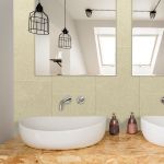Topaz Beige Tile Effect Bathroom Cladding - 300mm x 2700mm