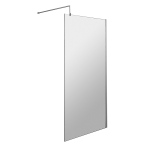 Value Wet Room Screen & Support Bar (300mm - 1400mm Available)