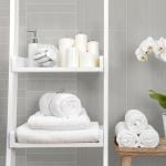 Silver Decor Tile Effect PVC Bathroom Cladding - 250mm x 2650mm
