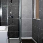 Wiltshire Grey Marble Tile Effect Bathroom Wall Cladding - 8mm - 500mm x 2700mm