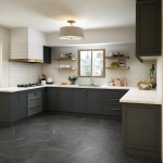 Nero Black Marble SPC Flooring