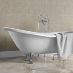 Suffolk Beige Tile Effect Bathroom Wall Cladding - 8mm - 500mm x 2700mm