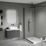 Oxfordshire Tile Effect Bathroom Wall Cladding - 8mm - 500mm x 2700mm