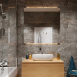 Vilo SPC Grey Marble Skin Cladding - 2.34sqm - 300mm x 600mm