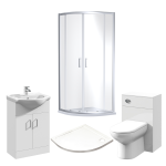 Value Quadrant Shower Combination Vanity Suite