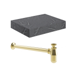 Natural Wall Hung Basin Shelf