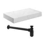 Natural Wall Hung Basin Shelf