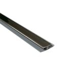 8mm 2-Part H Join - Chrome - Plastic