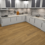 Medium Oak SPC Flooring