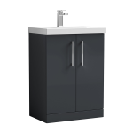 Value Floor Standing Vanity Unit & Basin (500mm - 600mm Available)
