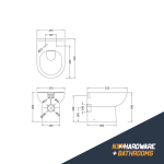 Value White Gloss Combination Vanity Basin & Toilet Pack