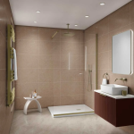 Poole Tile Effect Bathroom Wall Cladding - 8mm - 500mm x 2700mm