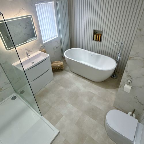 Luxury Freestanding Bath Main Bathroom in the Teesside Area
